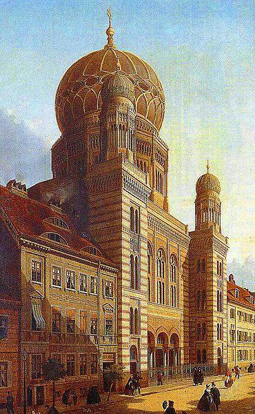 unknow artist Berlin-Synagoge in der Oranienburger Strabe oil painting picture